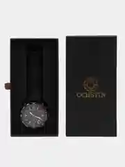 Черный мужские наручные часы Ochstin 6123A c хронографом в подарочной упаковке
