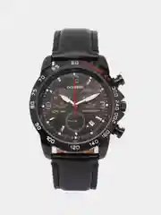 Черный мужские наручные часы Ochstin 6123A c хронографом в подарочной упаковке