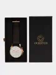 Коричневый мужские наручные часы Ochstin 6065A с хронографом в подарочной упаковке
