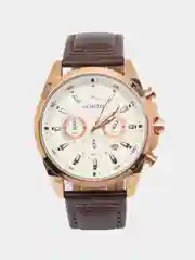 Коричневый мужские наручные часы Ochstin 6065A с хронографом в подарочной упаковке