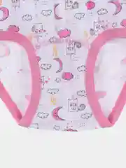 Коралловый меланж комплект детский: майка и трусики, для девочек
