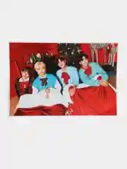 Багровый плакат Кпоп Stray Kids K-POP Стрей Кидс