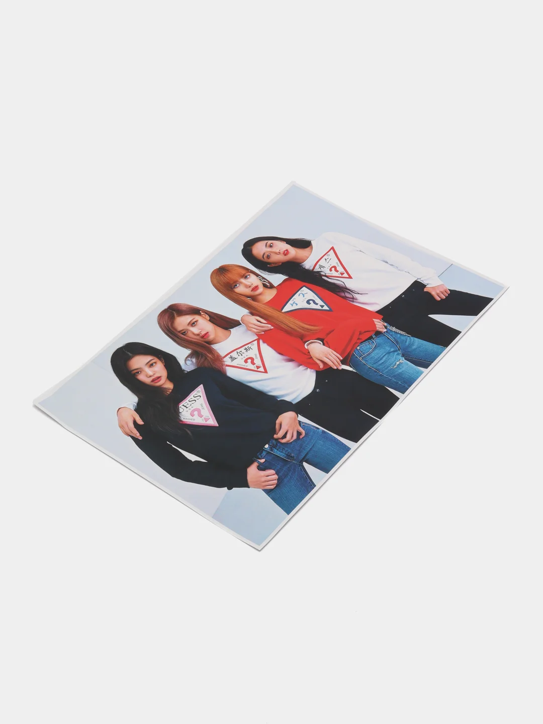 Белый плакат Black Pink, K-pop