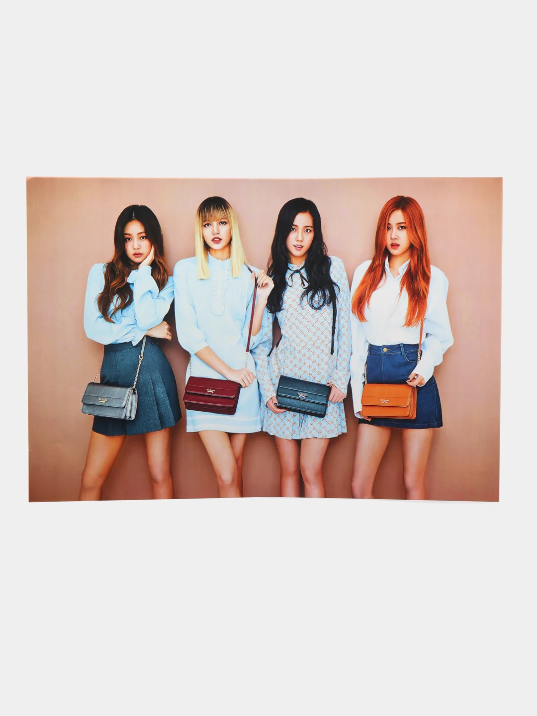 Зеленый плакат Black Pink, K-pop