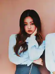 Зеленый плакат Black Pink, K-pop