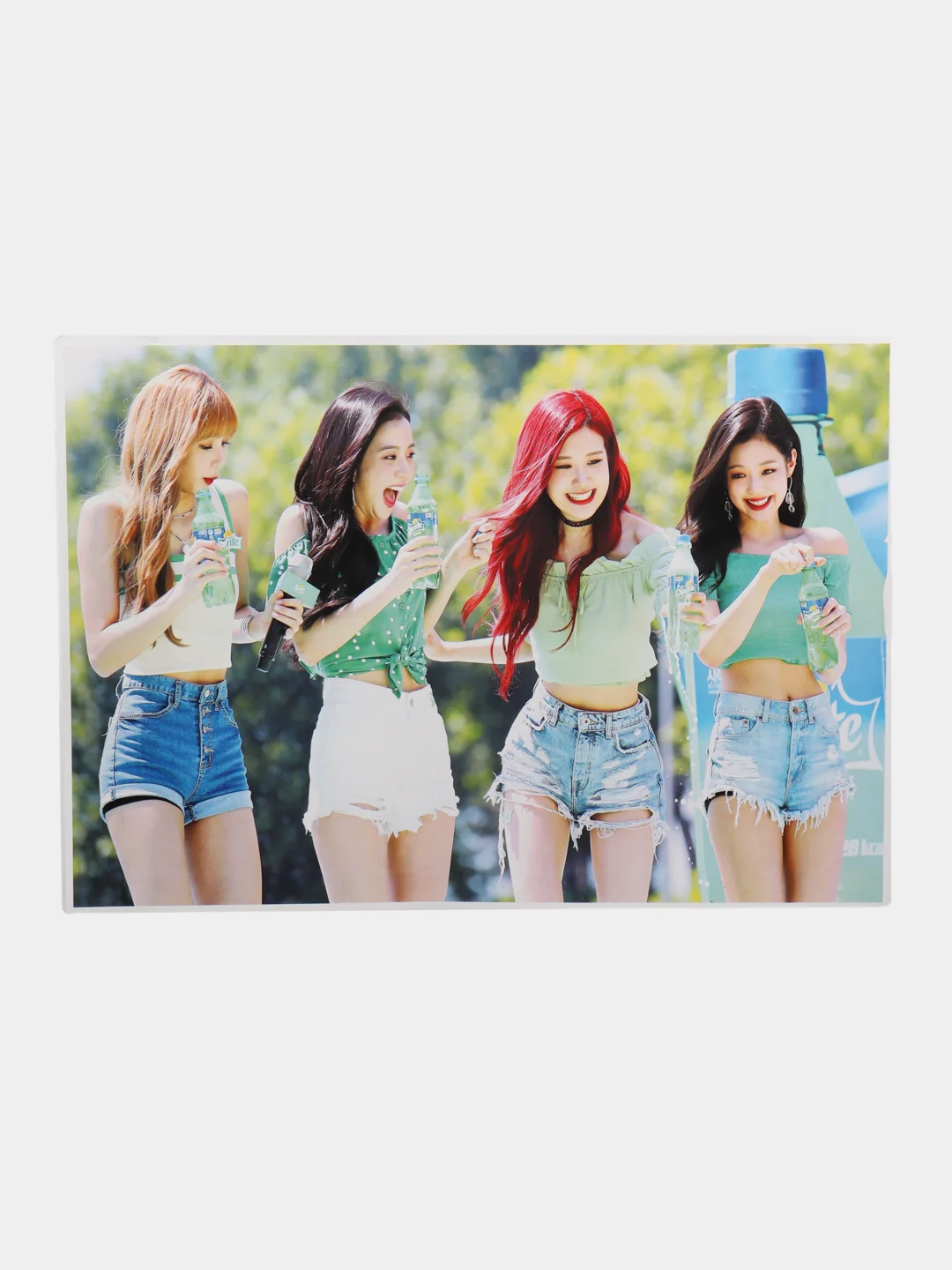 Серый плакат Black Pink, K-pop