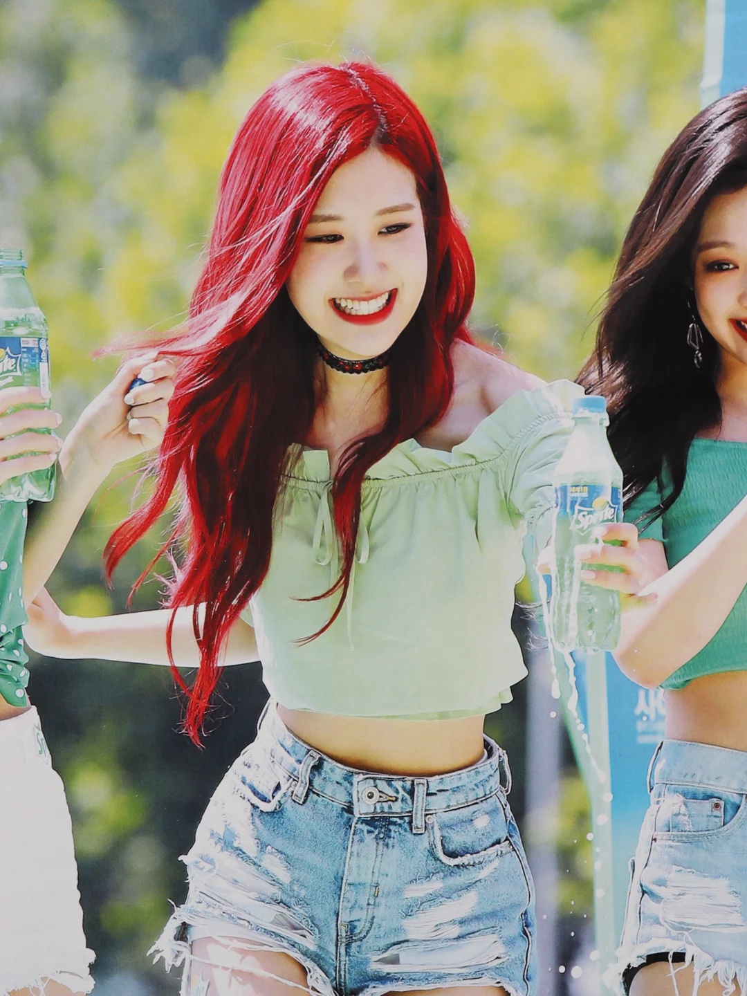 Рыжий плакат Black Pink, K-pop