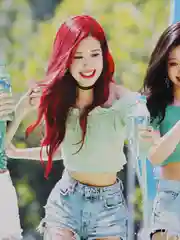 Рыжий плакат Black Pink, K-pop