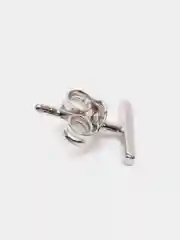 Серьги-гвоздики из серебра