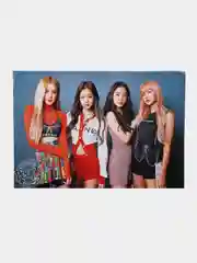 Рыжий плакат Black Pink, K-pop