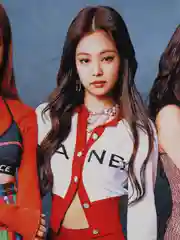 Рыжий плакат Black Pink, K-pop