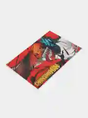 Индиго плакат по аниме "Человек-бензопила" (Chainsaw man)