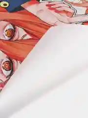 Алый плакат по аниме "Человек-бензопила" (Chainsaw man)