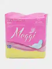 Тёмно-розовый прокладки гигиенические женские MEGGI Ultra Normal +, 10 шт