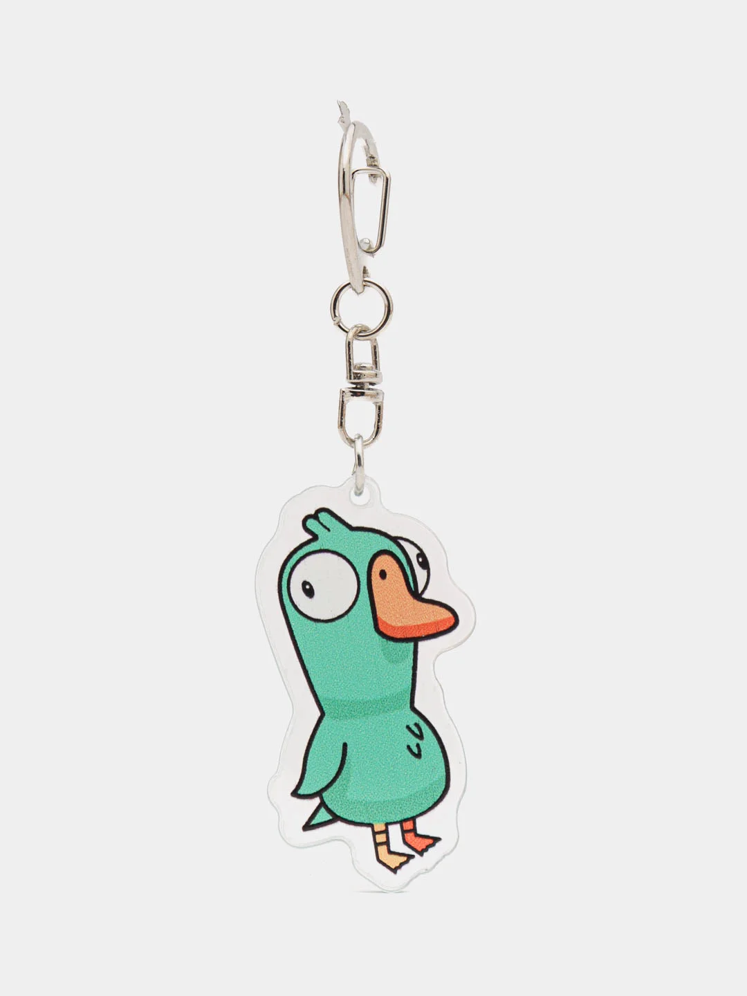 Зеленый брелок Goose Goose Duck, "Гусь Утка"