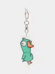 Зеленый брелок Goose Goose Duck, "Гусь Утка"