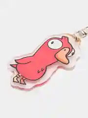 Красный брелок Goose Goose Duck, "Гусь Утка"