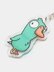Салатовый брелок Goose Goose Duck, "Гусь Утка"