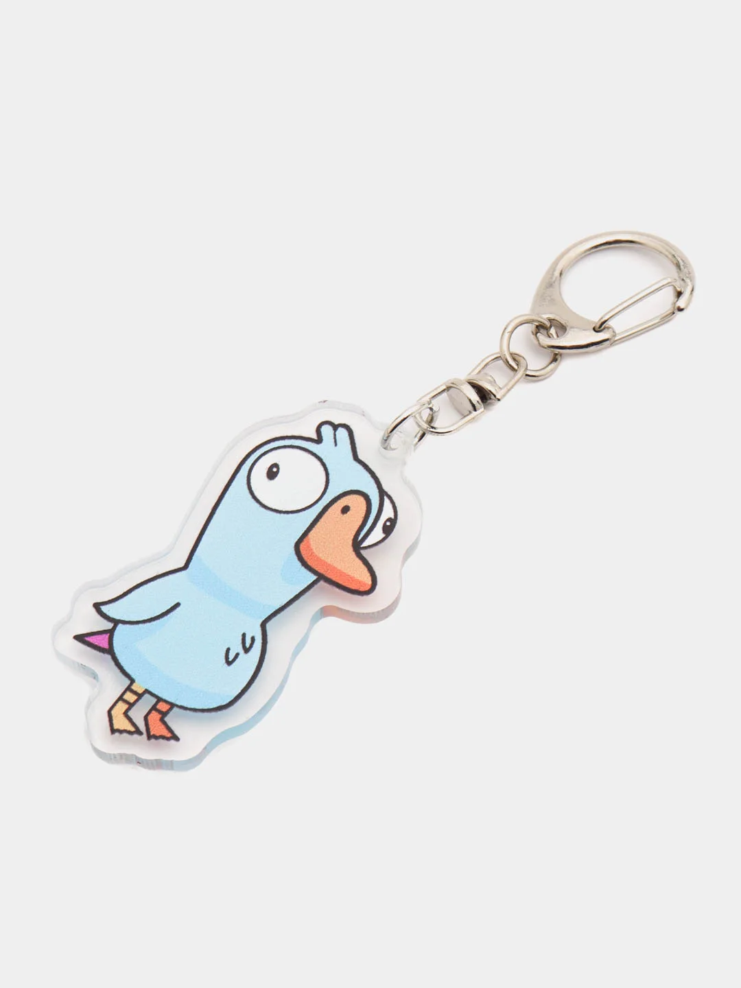 Голубой брелок Goose Goose Duck, "Гусь Утка"