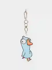 Голубой брелок Goose Goose Duck, "Гусь Утка"