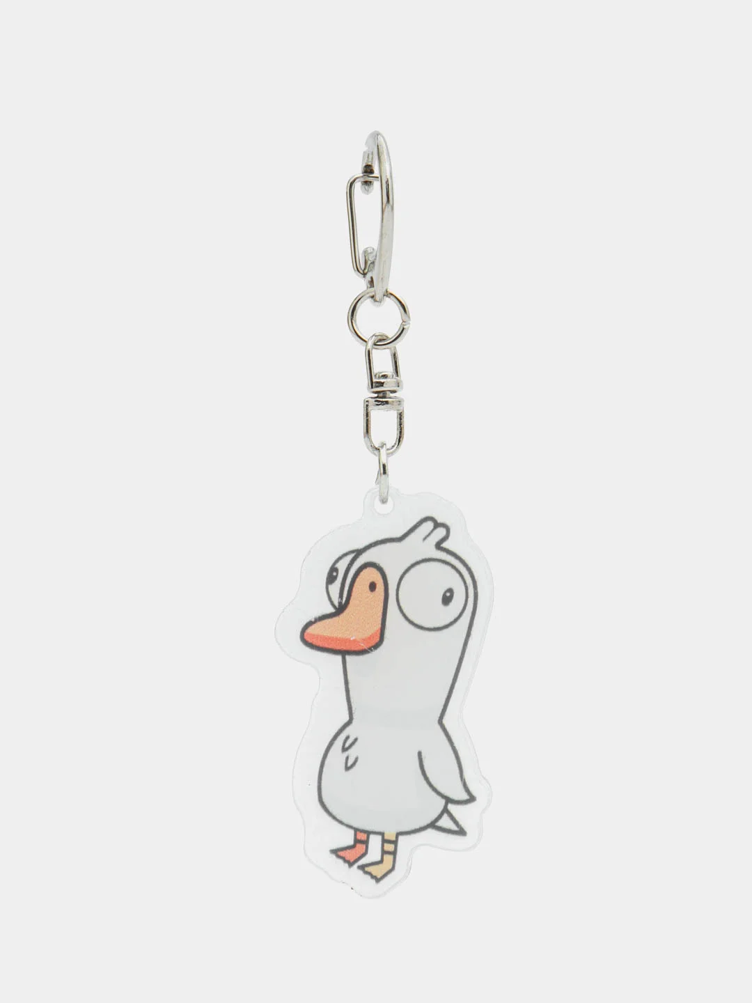 Белый брелок Goose Goose Duck, "Гусь Утка"
