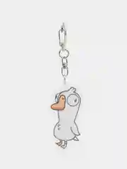Белый брелок Goose Goose Duck, "Гусь Утка"