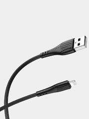 Кабель для Apple LIGHTNING 2.4A Borofone BX37/ Кабель ДЛЯ БЫСТРОЙ ЗАРЯДКИ iPhone 1м
