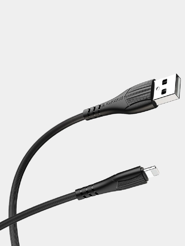 Кабель для Apple LIGHTNING 2.4A Borofone BX37/ Кабель ДЛЯ БЫСТРОЙ ЗАРЯДКИ iPhone 1м