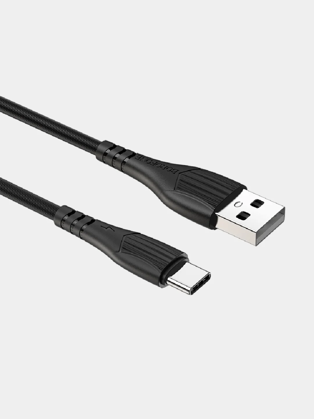 Черный зарядный КАБЕЛЬ для Type-C USB 3.0A Borofone BX37 1м БЫСТРАЯ ЗАРЯДКА
