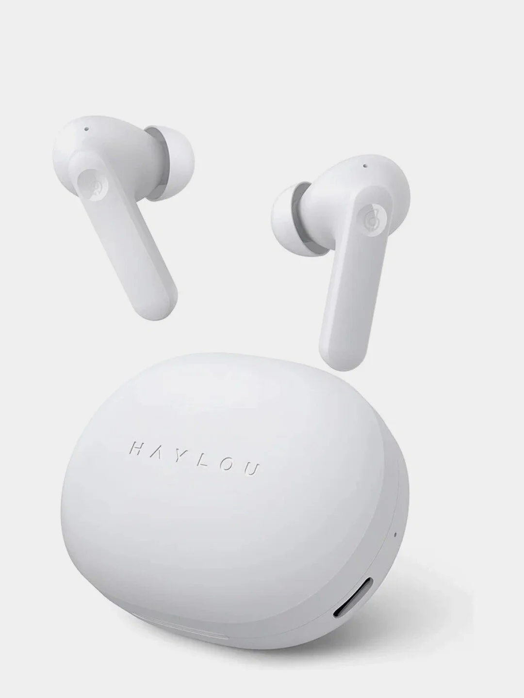 Белый беспроводные наушники Xiaomi Haylou MoriPods ANC