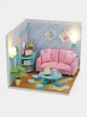 Интерьерный конструктор (Румбокс, Кукольный дом) Hobby Day "Мой дом 9 в 1: Моя гостиная"