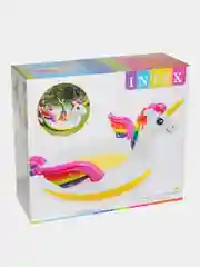 Бассейн надувной "Единорог", с распылителем, 272 х 193 х 104 см, от 2 лет, INTEX