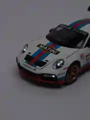 Синий металлическая машинка Mini Auto 1:24 Porsche 911 GT3 RSR 2420B