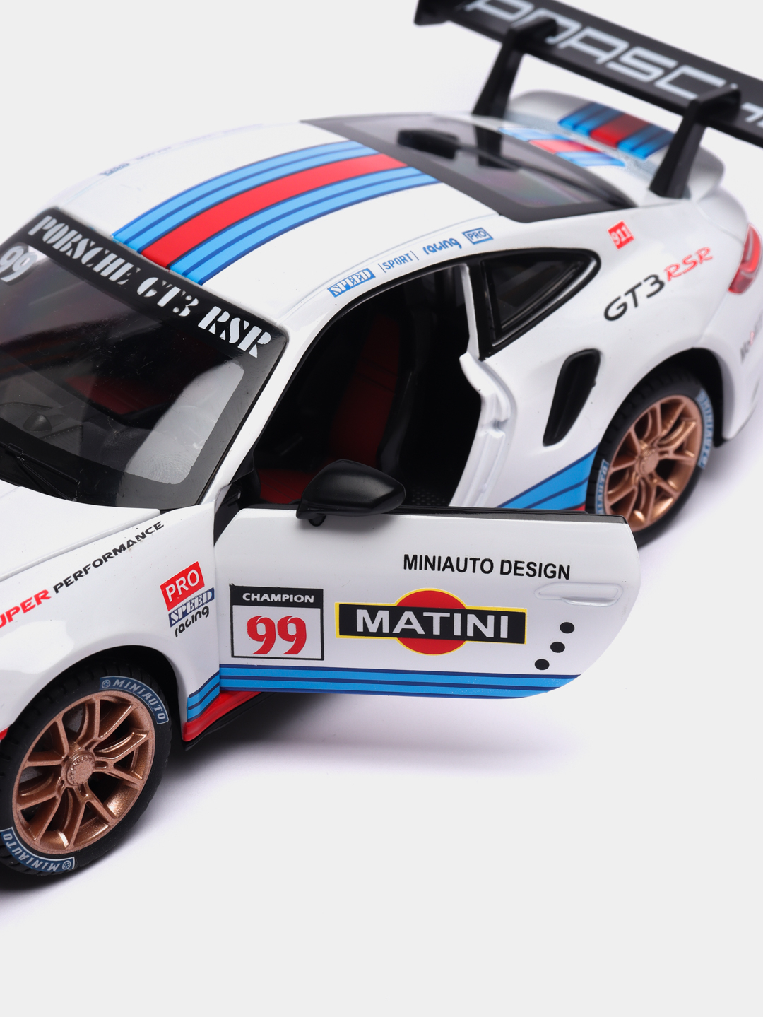 Металлическая машинка Mini Auto 1:24 Porsche 911 GT3 RSR 2420B купить по  цене 1990 ₽ в интернет-магазине Магнит Маркет