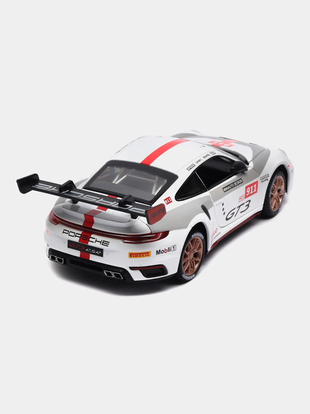 Красный металлическая машинка Mini Auto 1:24 Porsche 911 GT3 RSR 2420B