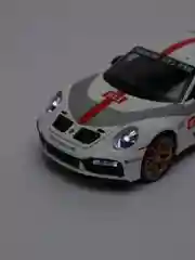 Красный металлическая машинка Mini Auto 1:24 Porsche 911 GT3 RSR 2420B