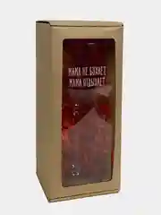 Бокал "Мама не бухает, мама отдыхает", с гравировкой, под красное вино
