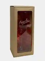 Бокал "Сегодня можно все с сердечком" для красного вина, в подарок подруге/маме - 590 мл
