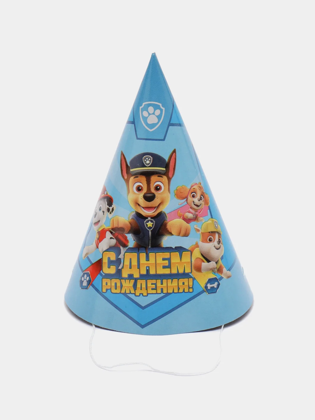 Набор бумажной посуды "С днем рождения!", на 6 персон