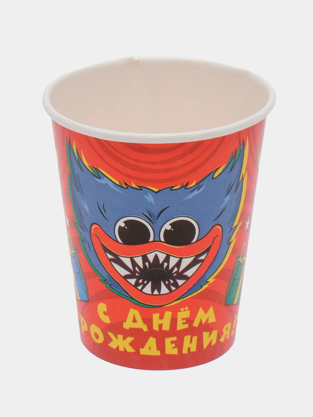 Набор бумажной посуды "С днем рождения!", Монстр, на 6 персон