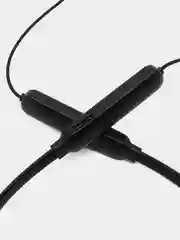 Черный наушники беспроводные, гарнитура спортивные с ободком Bluetooth на шею