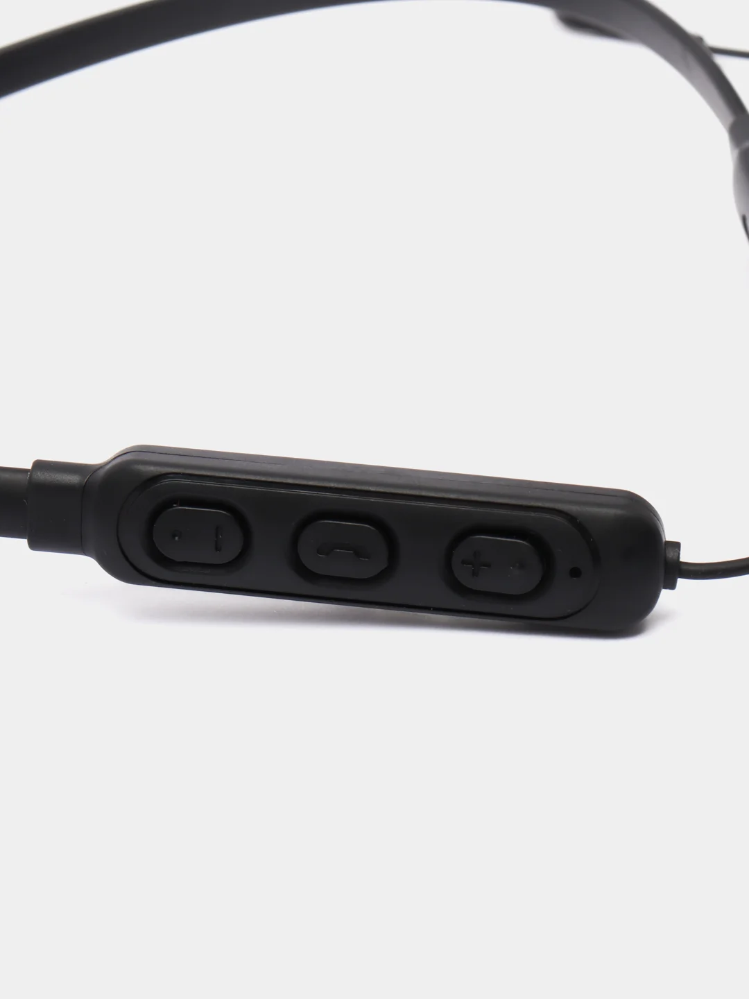 Черный наушники беспроводные, гарнитура спортивные с ободком Bluetooth на шею