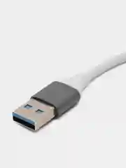 Серый хаб-концентратор usb hub 3.0, разветвитель на 4 порта