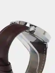 Серебряный мужские наручные часы Dedima D-183 с календарём в подарочной упаковке