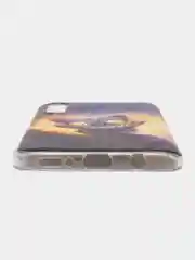 Индиго силиконовый чехол на Samsung Galaxy A50/A30s / Самсунг А50/А30s прозрачный, с рисунком