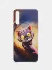 Индиго силиконовый чехол на Samsung Galaxy A50/A30s / Самсунг А50/А30s прозрачный, с рисунком