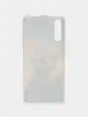 Индиго силиконовый чехол на Samsung Galaxy A50/A30s / Самсунг А50/А30s прозрачный, с рисунком