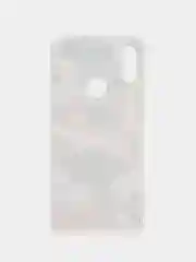 Кремовый силиконовый чехол на Honor 8A/8A Pro/Huawei Y6 2019/Y6s / Хонор 8А прозрачный, с рисунком