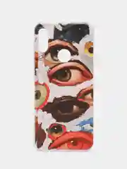 Кремовый силиконовый чехол на Honor 8A/8A Pro/Huawei Y6 2019/Y6s / Хонор 8А прозрачный, с рисунком