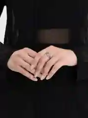 Серебряный кольцо женское сердце